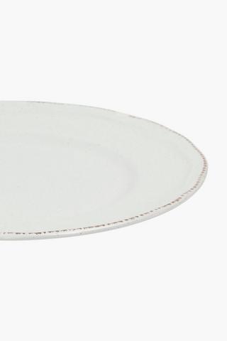 Stoneware Decal Dinner Plate