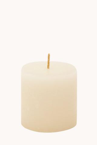 Vanilla Pillar Candle, 14x15cm