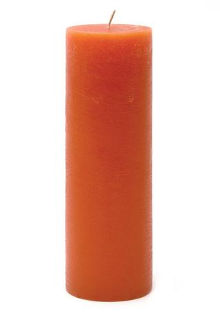 Clementine Pillar Candle, 7,5x20cm