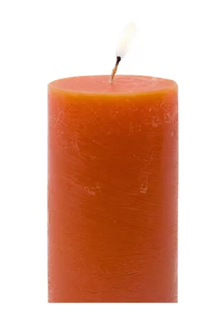 Clementine Pillar Candle, 7,5x20cm