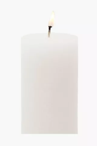 Vanilla Pillar Candle, 7,5x20cm