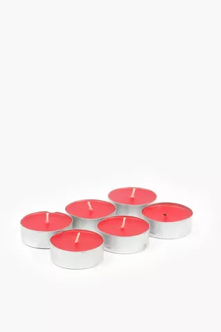 6 Pack Cranberry Tealights