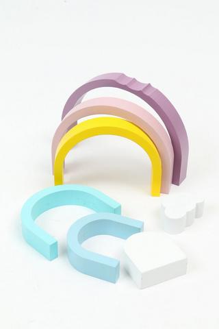Wooden Stacking Rainbow