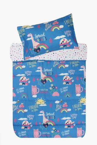 Soft Touch Happy Days Reversible Comforter Set