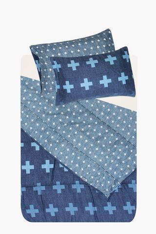 Soft Touch Justin Cross Reversible Comforter Set