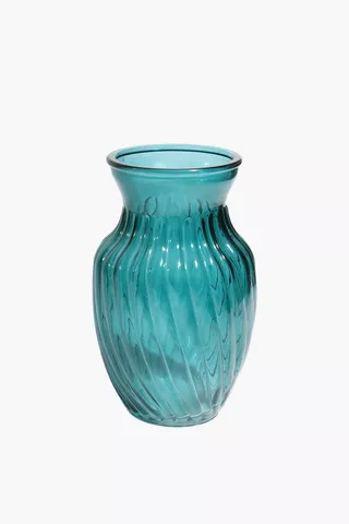 Cruz Swirl Vase, 10x20cm