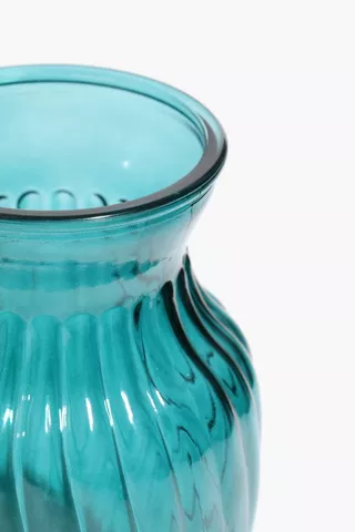 Cruz Swirl Vase, 10x20cm