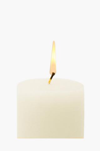 Magnolia Pillar Candle, 10x10cm