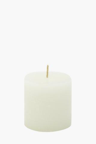 Vanilla Pillar Candle, 10x10cm