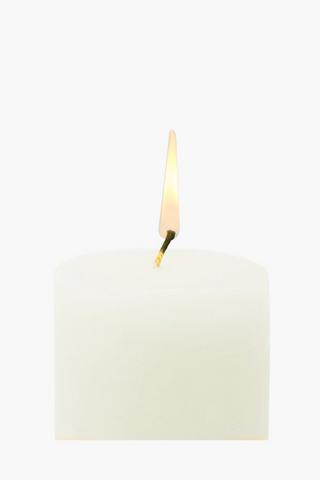 Vanilla Pillar Candle, 10x10cm