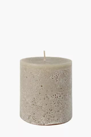Sandalwood Rustic Candle, 7x7,5cm