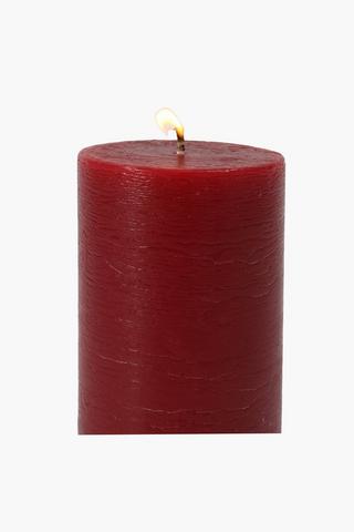 Cranberry Pillar Candle, 20x7,5cm
