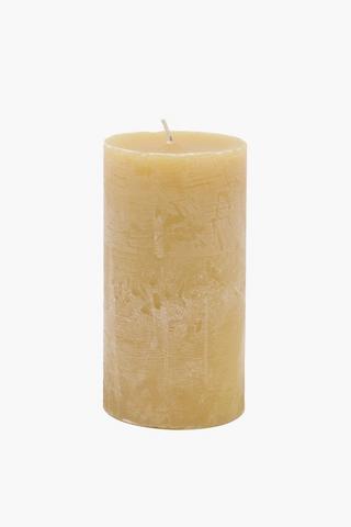 Lemon Bergamot Pillar Candle, 7,5x20cm