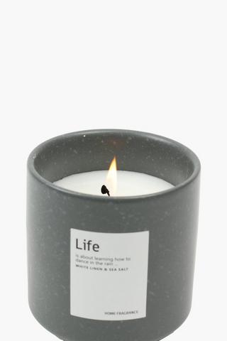 Linen And Sea Salt Candle, 224g