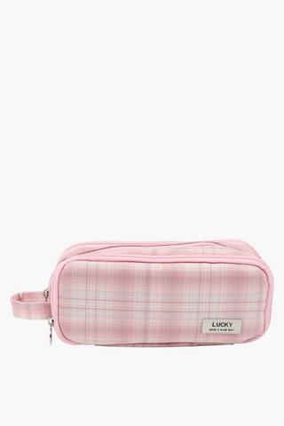 Checkered Pencil Case
