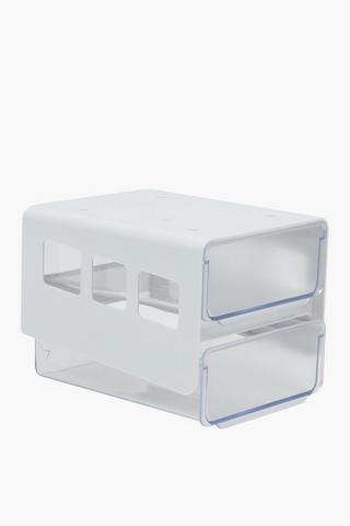 Double Drawer Desk Organiser