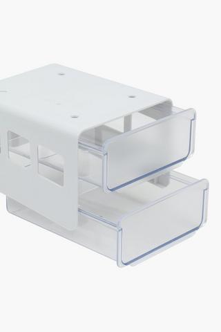 Double Drawer Desk Organiser