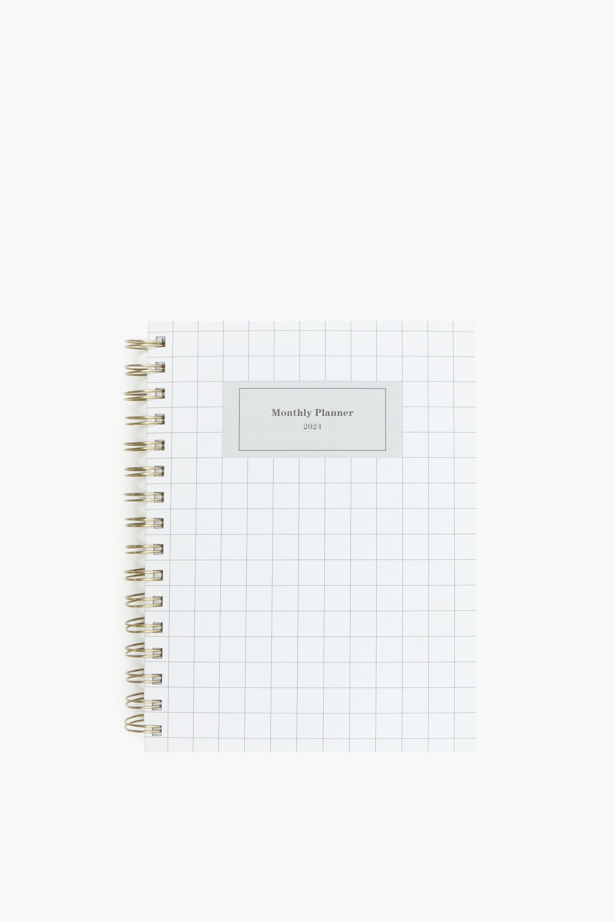 Four Cubes Square Notebook Grid Paperback Bullet Journal 2024