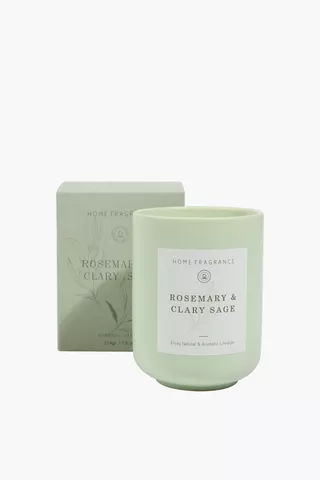 Rosemary And Clary Sage Candle, 214g