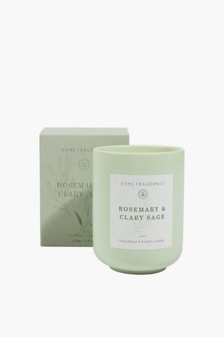 Rosemary And Clary Sage Candle, 214g