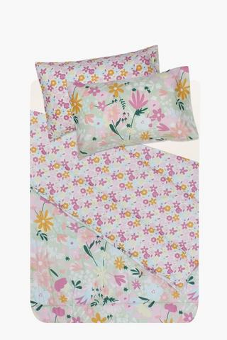 Soft Touch Hannah Floral Reversible Comforter Set