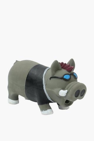 Squeaky Warthog Pet Toy