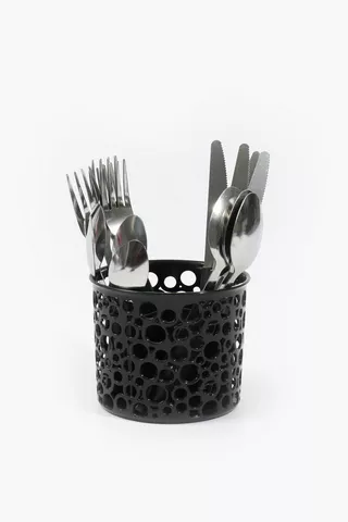17 Piece Cutlery Set With Holder