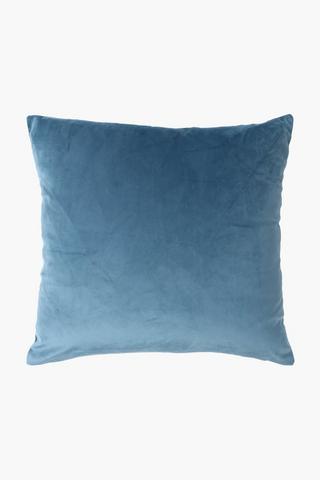 Plain Velvet Scatter Cushion, 50x50cm