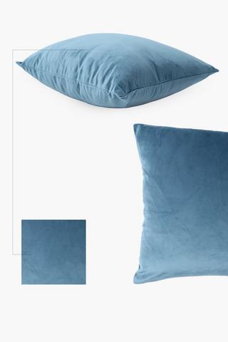Plain Velvet Scatter Cushion, 50x50cm