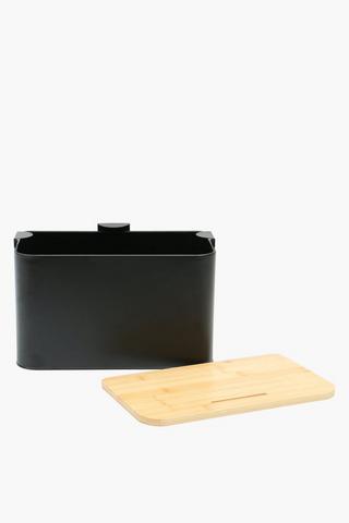 Harlem Metal And Wood Bread Bin