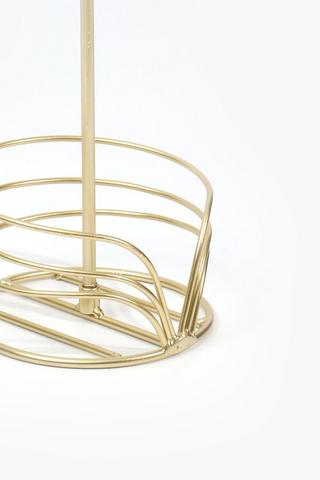 Metallic Paper Towel Holder
