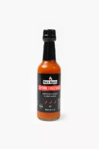 Black Mamba Cayenne Chilli Sauce, 180ml