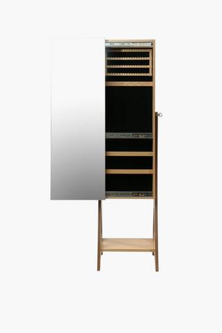 Standing Slide Jewellery Cupboard, 1,5m