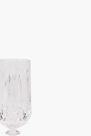 Facet Acrylic Champagne Flute
