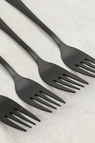 4 Pack Brushed Fork Set