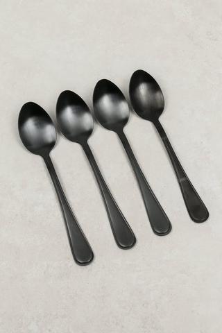 4 Pack Brushed Spoon Set
