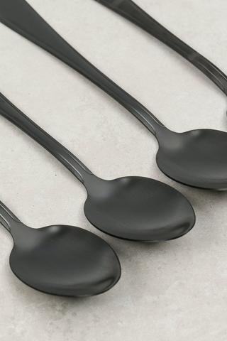 4 Pack Brushed Spoon Set