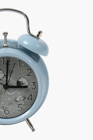 Twin Bell Gabriel Space Clock