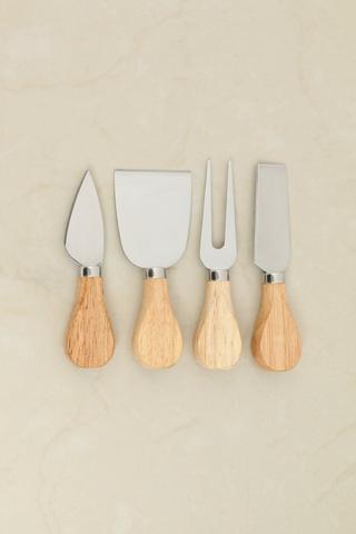 4 Piece Cheese Board Knife Set