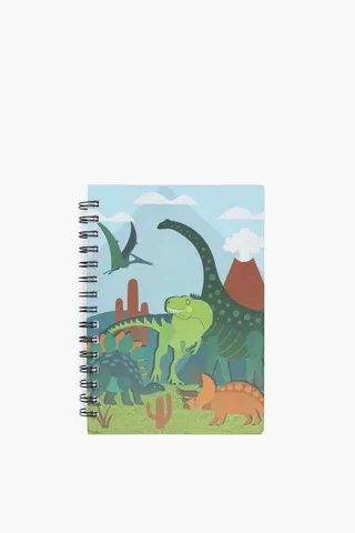 Benji Dino Spiral Notebook A5
