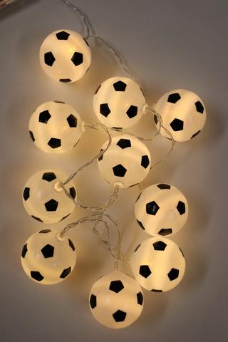 Soccer Ball String Lights, 1.2m