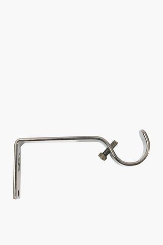 2 Pack Antique Brass Metal Brackets, 25mm
