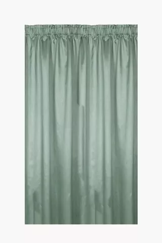 Faux Silk Taped Curtain, 230x218cm
