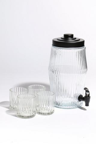 5 Piece Beverage Dispenser Set