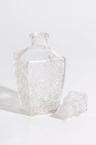 Elegant Cut Glass Decanter