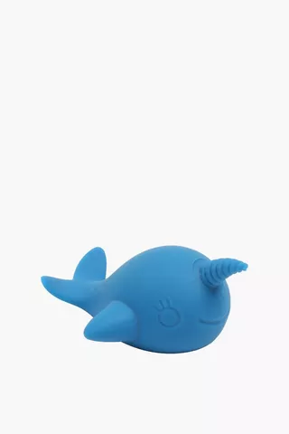 Squishy Plastic Narwhale Toy