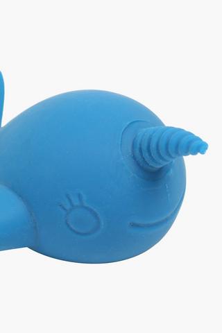 Squishy Plastic Narwhale Toy