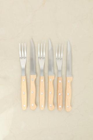 12 Piece Steak Knife And Fork Set 
