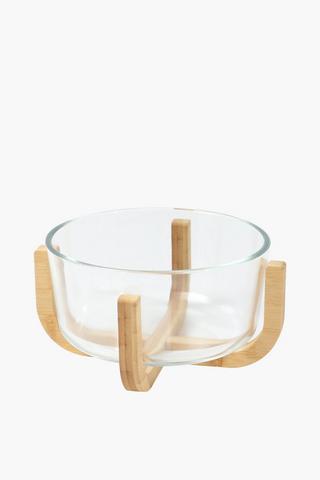 Kirsty Wood And Glass Bowl