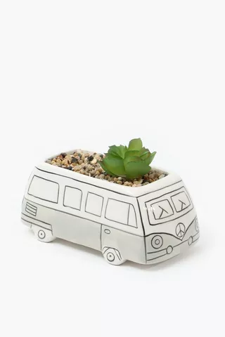 Potted Plant Novelty Bus